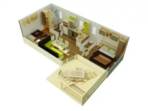 Chalet camping cabaliros HAUTES PYRENEES