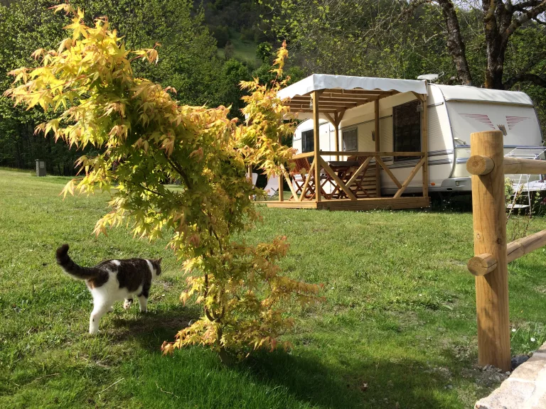 LOCATION CARAVANE TABBERT CAMPING CABALIROS CAUTERETS HAUTES PYRENEES